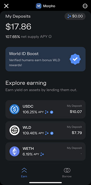 Morpho Mini App
